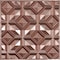Ceilume Doric 2ft x 2ft Copper Ceiling Tile V1-DORIC-22CBR - alternate 1